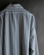 "Vintage multi-stripe pattern shirt"