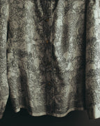 "Hermès" 70's-80's Scarf print shirt