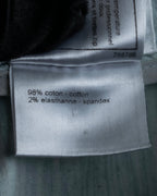 "CHANEL" Coco Mark button detail washed flared denim