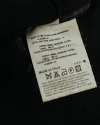-SPECIAL- "Maison Martin Margiela" 00's Check shawl collar smoking jacket with satin contrast
