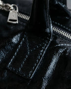 "YVES SAINT LAURENT" Glossy leather easy boston bag