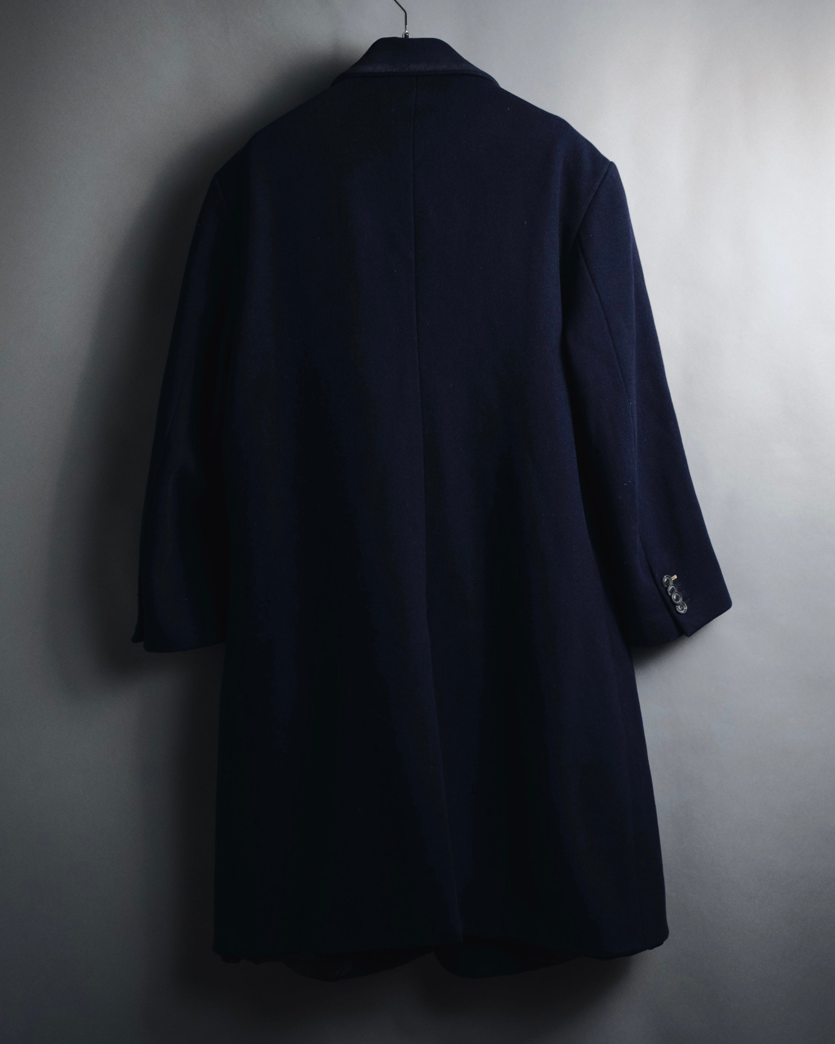 Acne Studios - チェスターコート - ネイビー - 48 - Rigid Wool