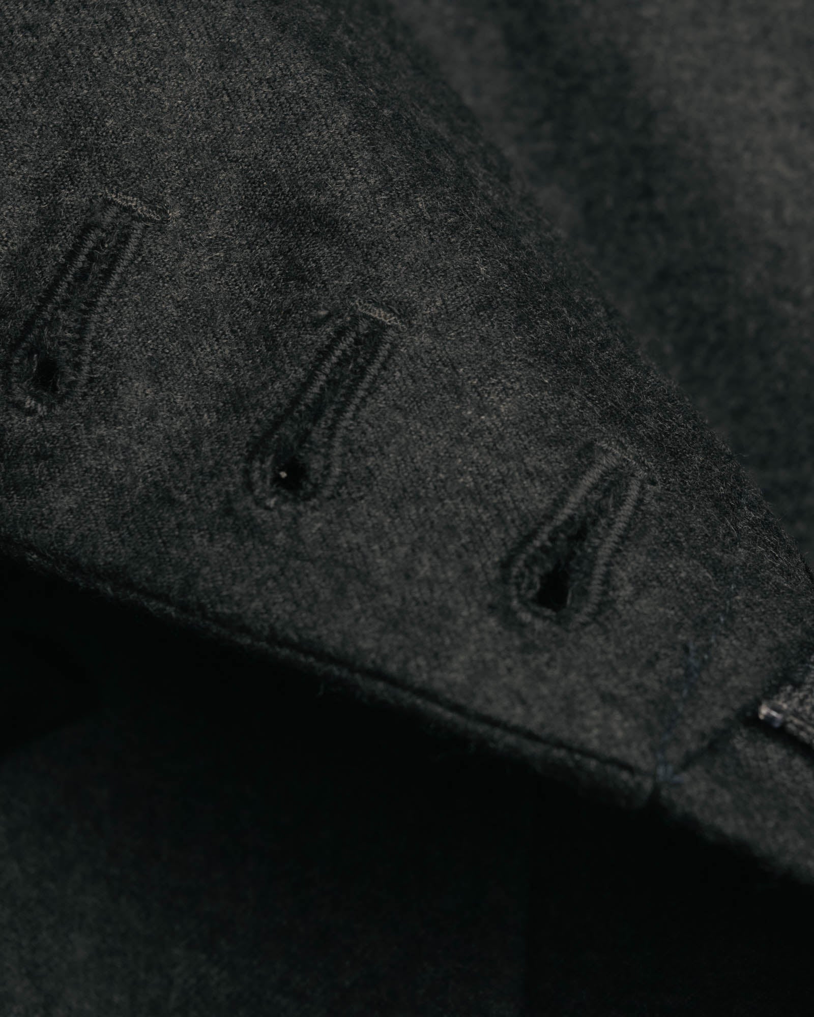 -SPECIAL- "CHANEL" 00's Soft wool cashmere wide leg trousers