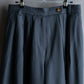 "Vivienne Westwood RED LABEL"    3 tuck blue gray color wide silhouette slacks