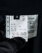 "tricot COMME des GARCONS"  Lace design at hem flare skirt