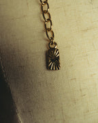 -SPECIAL- "Yves Saint Laurent" 90's-00's Sculptural coral motif crystal pendant necklace
