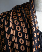 "FENDI" Silk blended logo scarf