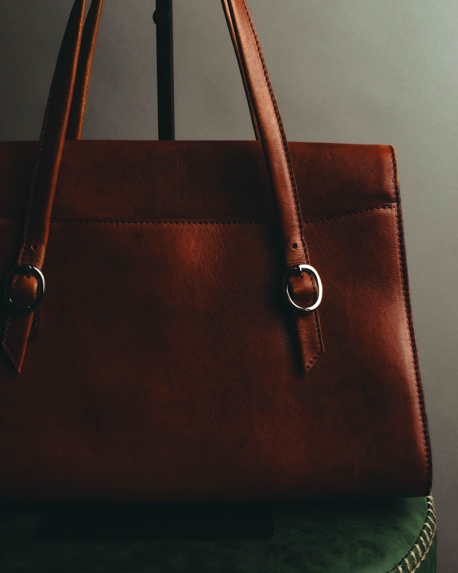 "Jean Paul Gaultier" 90's-00's Structured leather shoulder bag