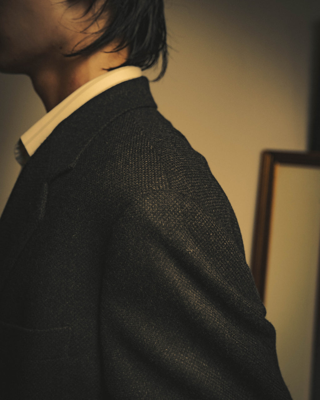 -SPECIAL- "GIORGIO ARMANI" 90's-00's Relaxed single-breasted tailored jacket