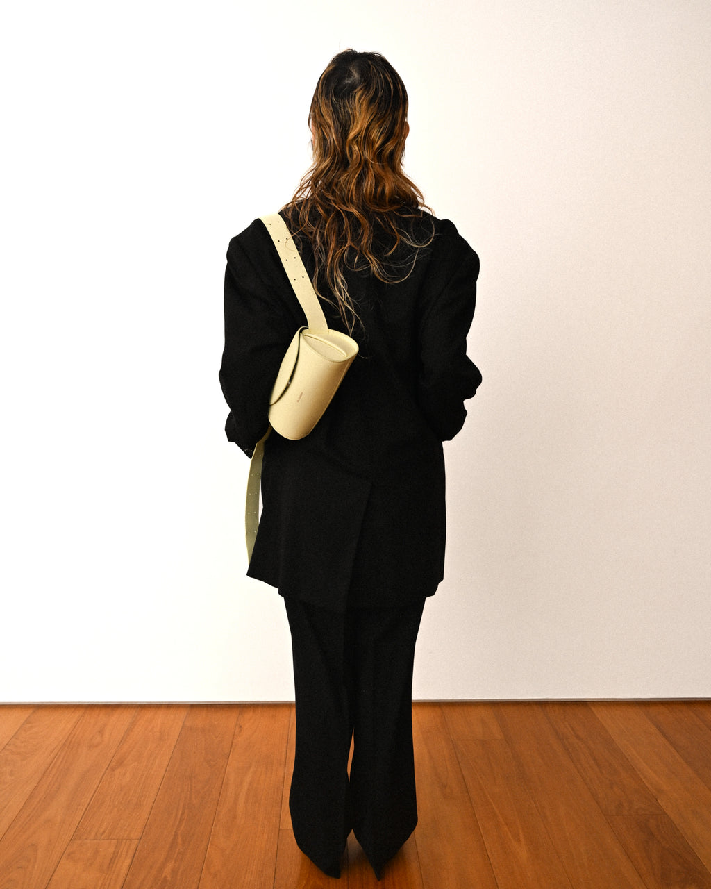 PRADA/ Oversized Single Breasted 3B Jacket Set-up Black