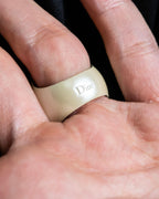 "Christian DIOR" Balloon detail logo design ring