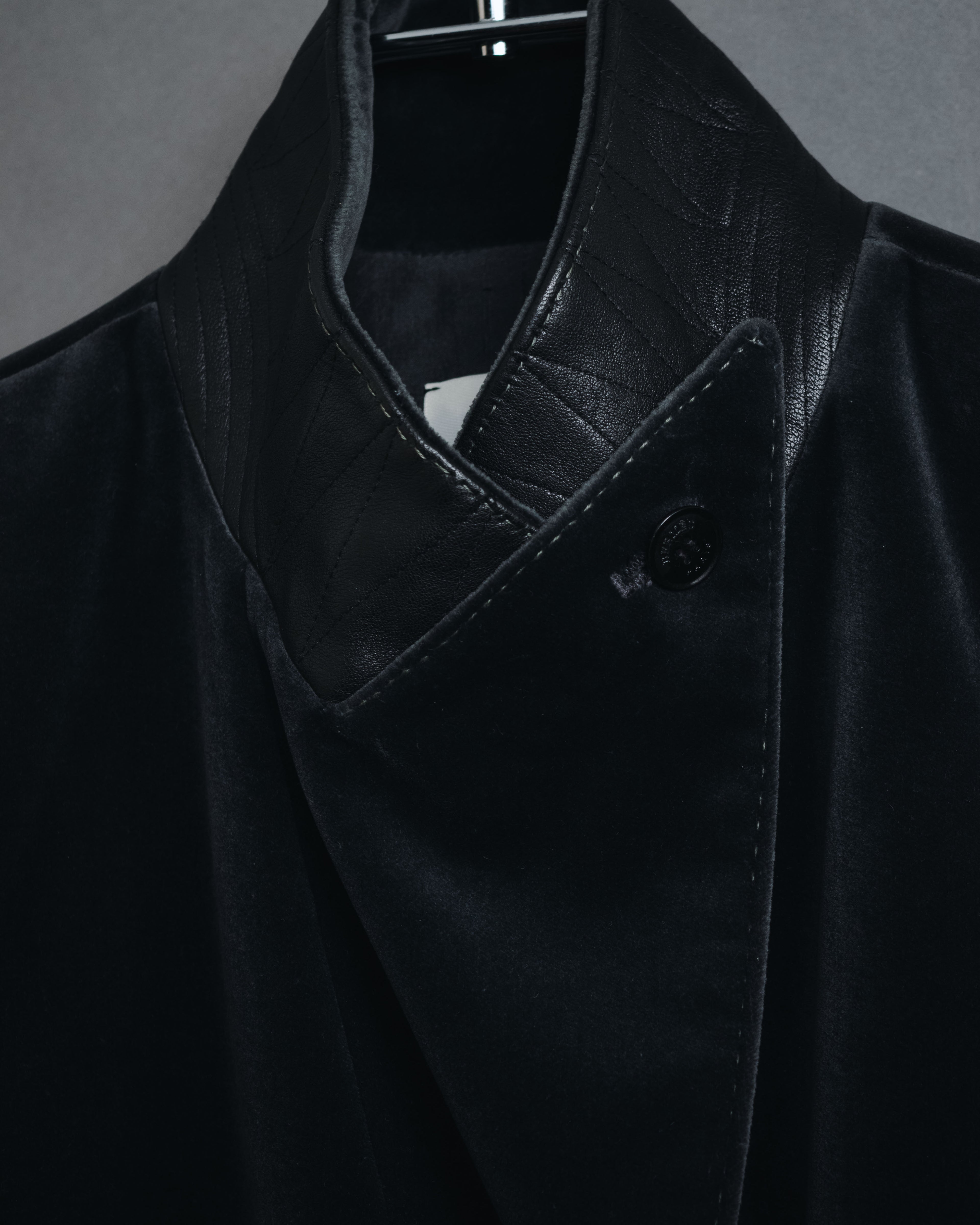 –SPECIAL– "HERMES"
00’s Velvet switchinglamb leather collar special tailored jacket