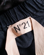 “N°21” Lace up designed no sleeves one piece