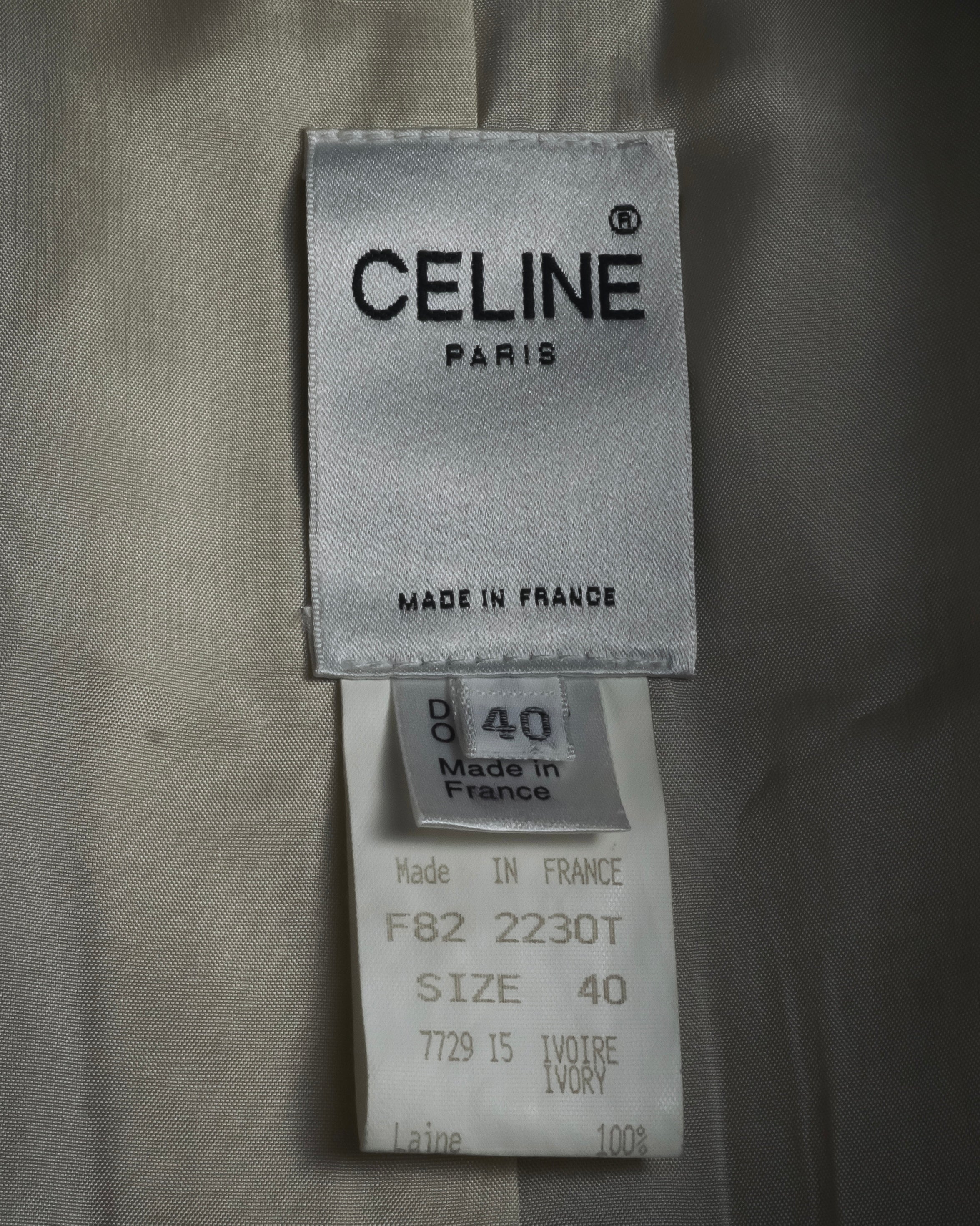 "CELINE" 00’s Ivana Omagik period tailored jacket