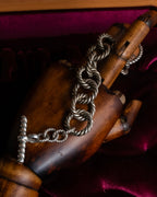 "CELINE" Rope twist design silver bracelet