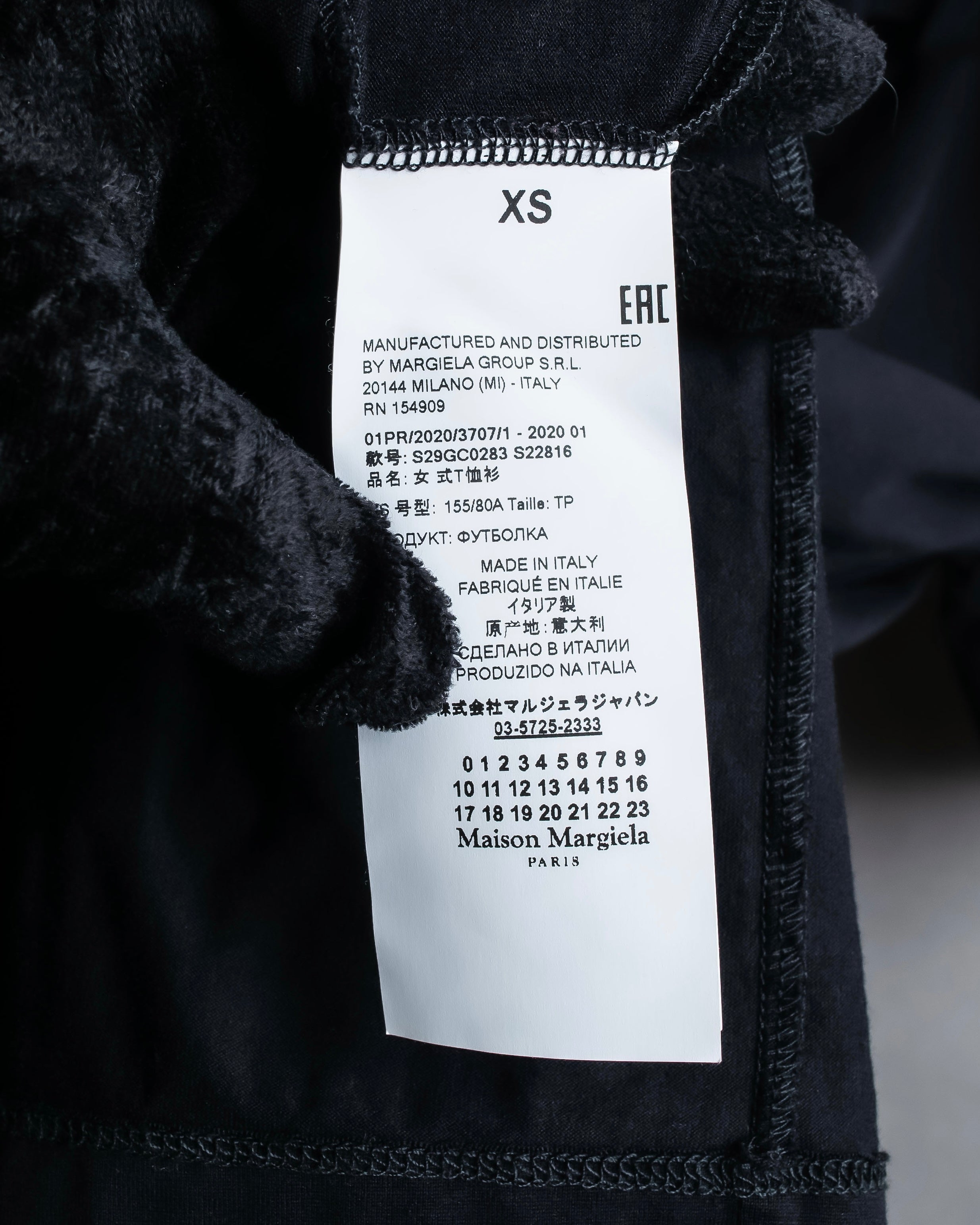 "MAISON MARGIELA" 20SS Circle cutting design pullover