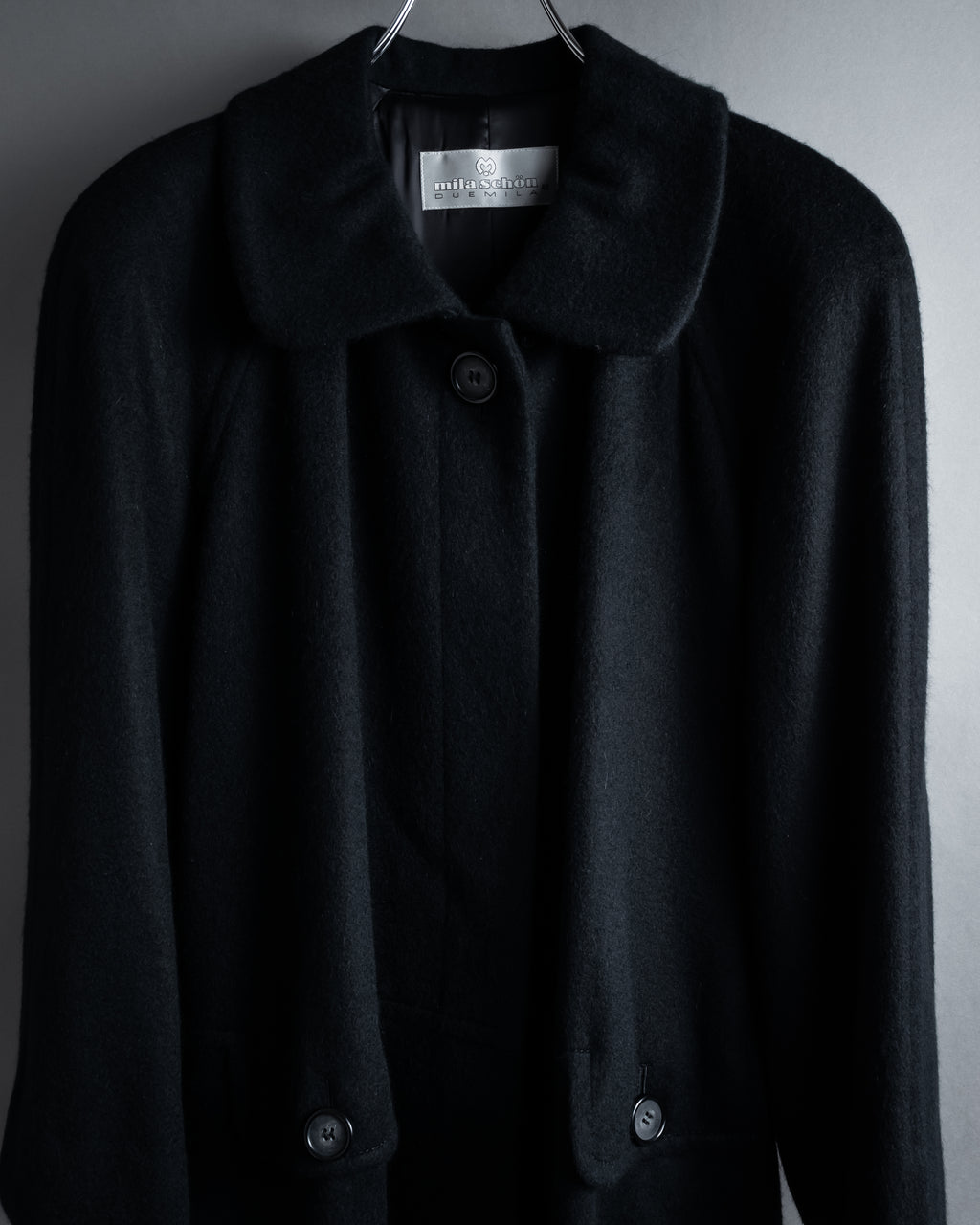 “mila schon” Cashmere balmacaan long coat