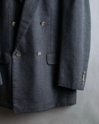 "Christian Dior" Metal button double-breasted tailored jacket