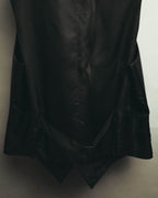 -SPECIAL- “HERMES” 2007-2009 Super 100s pinstripe tailored long gilet