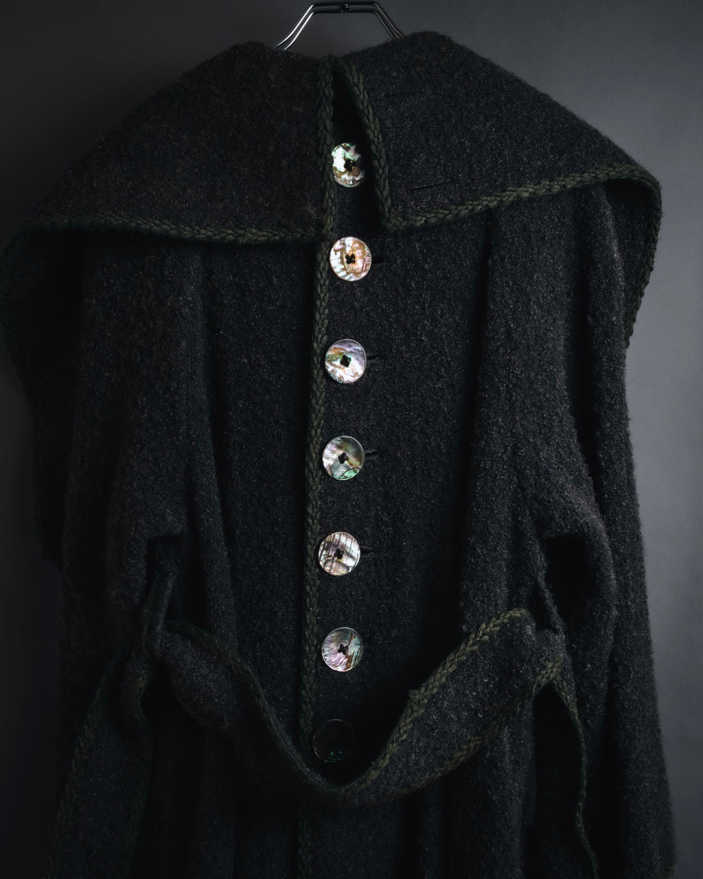 –SPECIAL– "FENDI"
Late 80s-early 90s oversized pile wool wrap coat