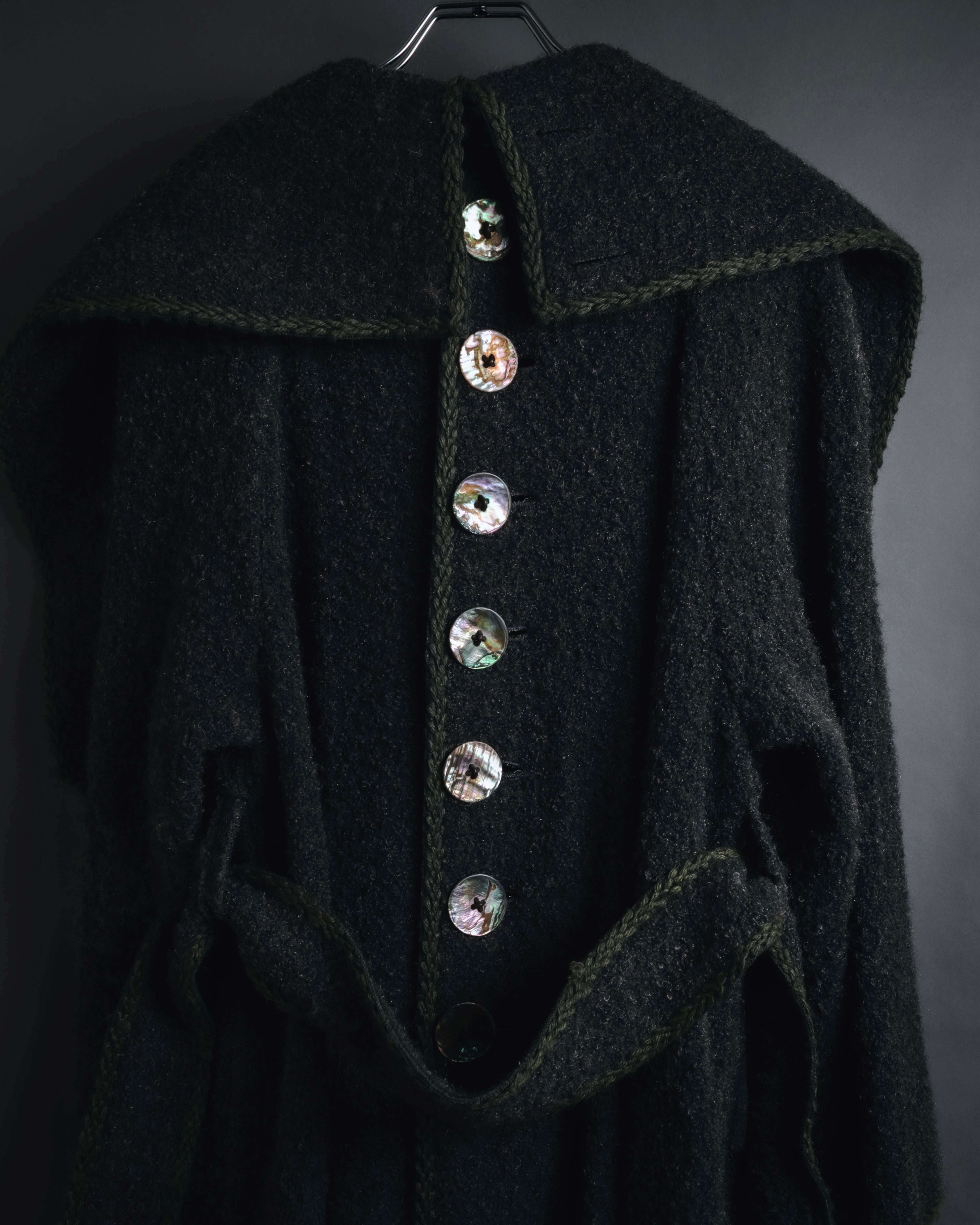 –SPECIAL– "FENDI"
Late 80s-early 90s oversized pile wool wrap coat