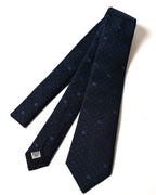 BURBERRY/ Horse Logo and Dot Designed Tie Navy