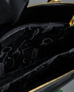 "Salvatore Ferragamo" 90's Animal motif studs design leather bag