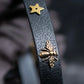 "Christian Dior" Mystical motif leather bracelet