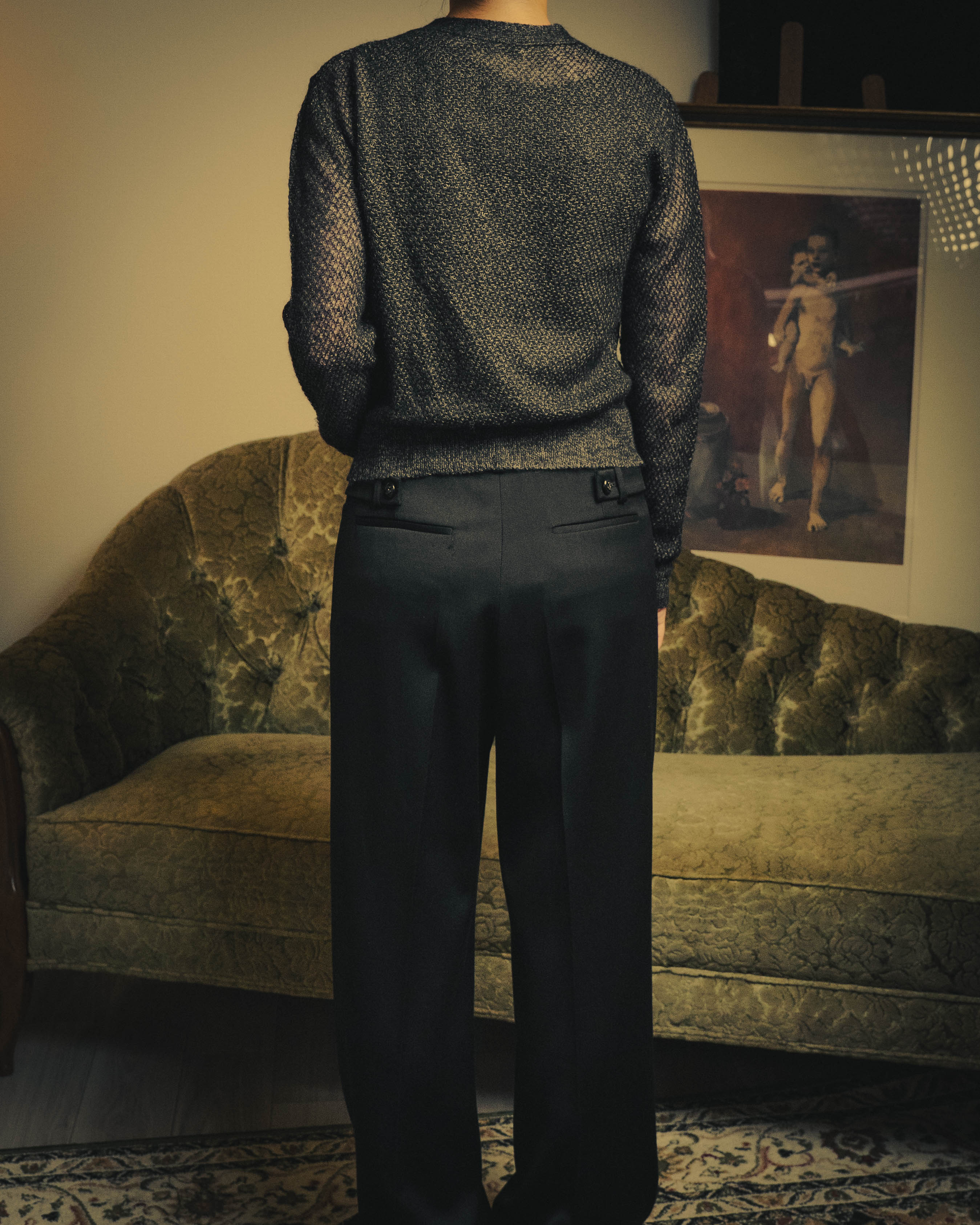 -SPECIAL- “Christian Dior” 2017-2023 Textured sheer knit ensemble