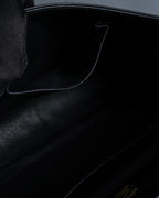 "GUCCI" Saddlery motif crisp design vintage leather shoulder bag