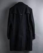 "VIKTOR&ROLF" Sculptural lapel melton coat