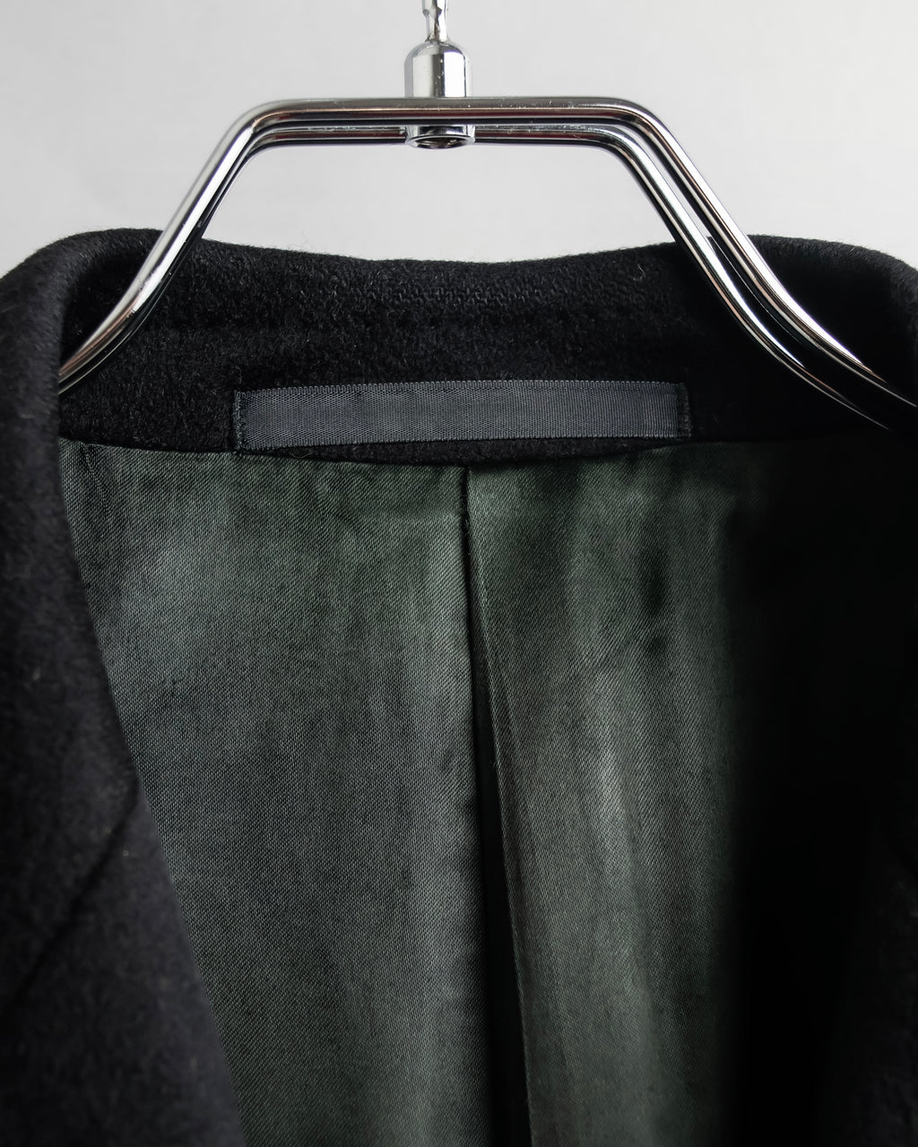 "ARMANI COLLEZIONI" Classic detail cashmere blend long chester coat