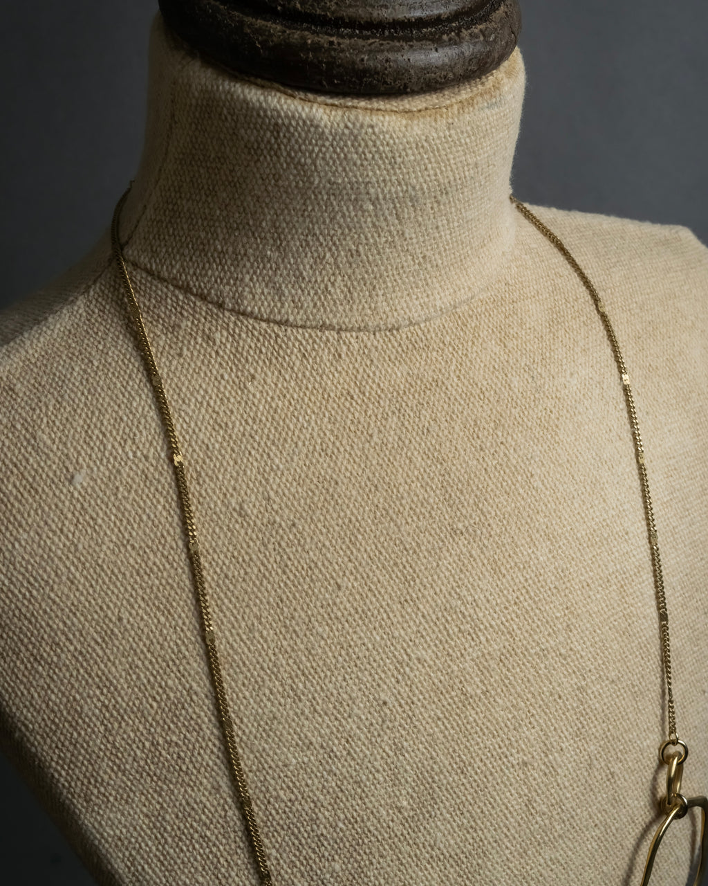 "Vintage organic ring necklace"