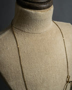 "Vintage organic ring necklace"