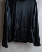 "JEAN PAUL GAULTIER FEMME" Sheer mixed material design pullover