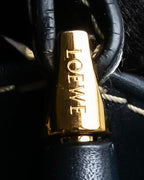 "LOEWE" Gate top handle 2way leather bag
