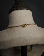 “Christian Dior” 90’s Dune charm long necklace