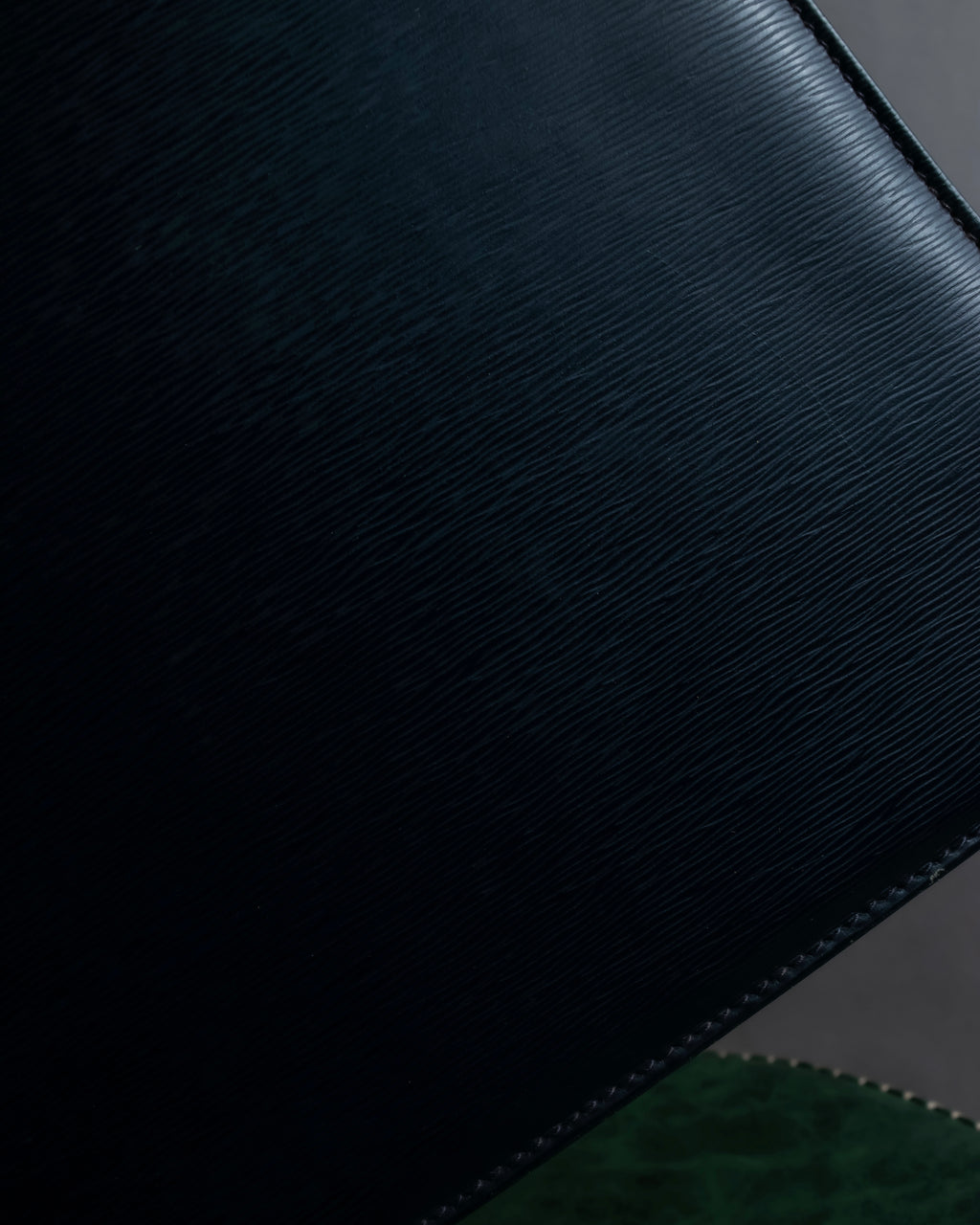 "Chloe" Trapezoid design embossed leather hand bag