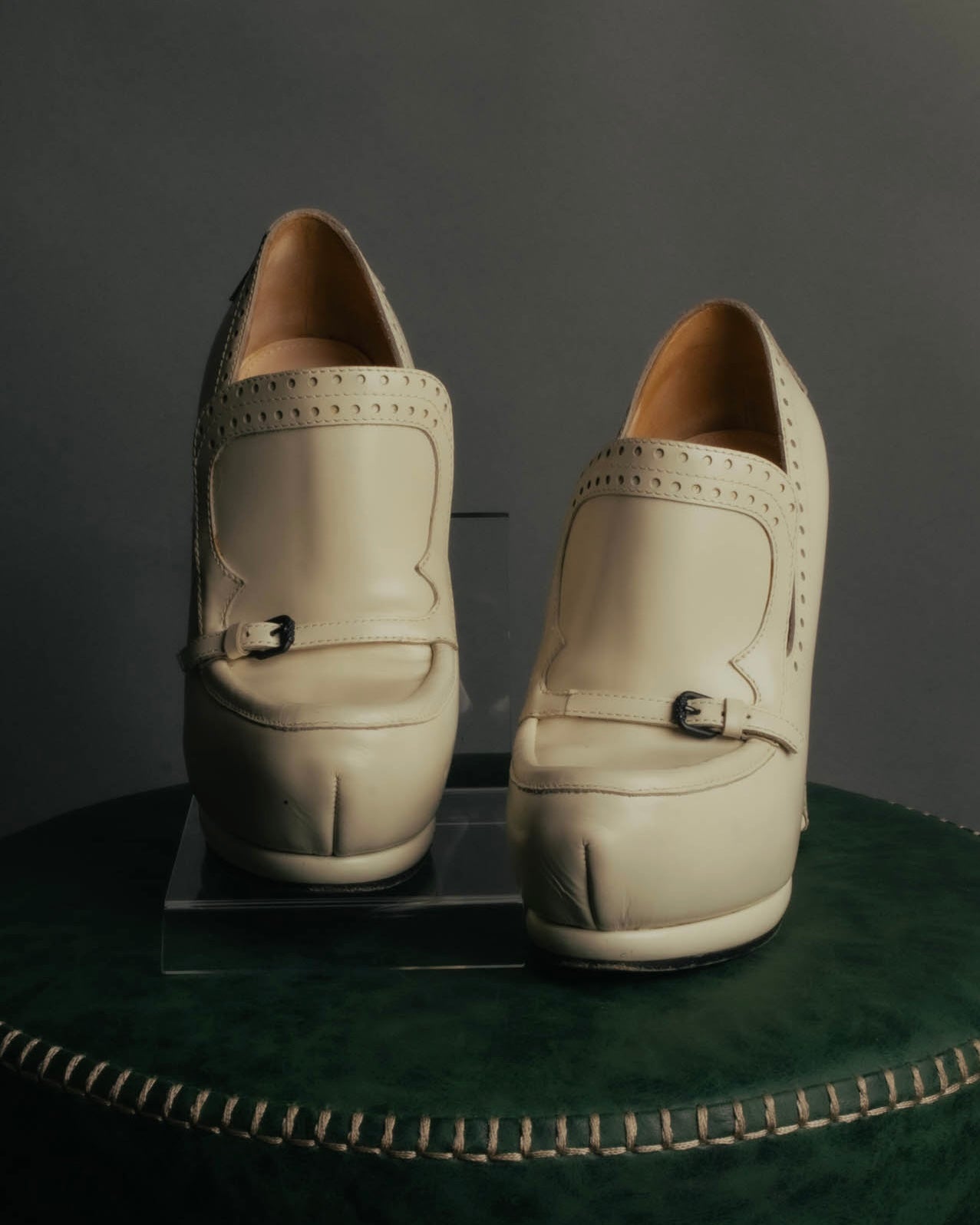 “Bottega Veneta” 2010’s Brogue platform heel loafers