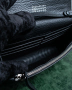 "MAISON MARGIELA" Calf leather chain shoulder wallet bag