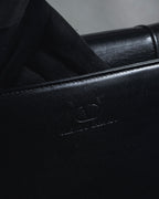 -SPECIAL- "VALENTINO GARAVANI" 90’s-00’s V corner hardware leather top handle bag