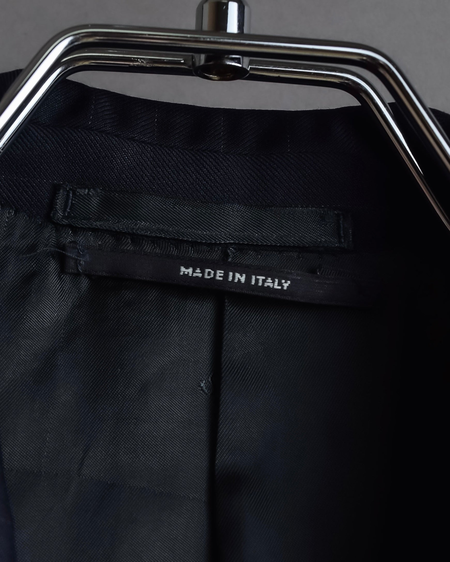 "HERMES" Pinstripe relaxed tailored jacket