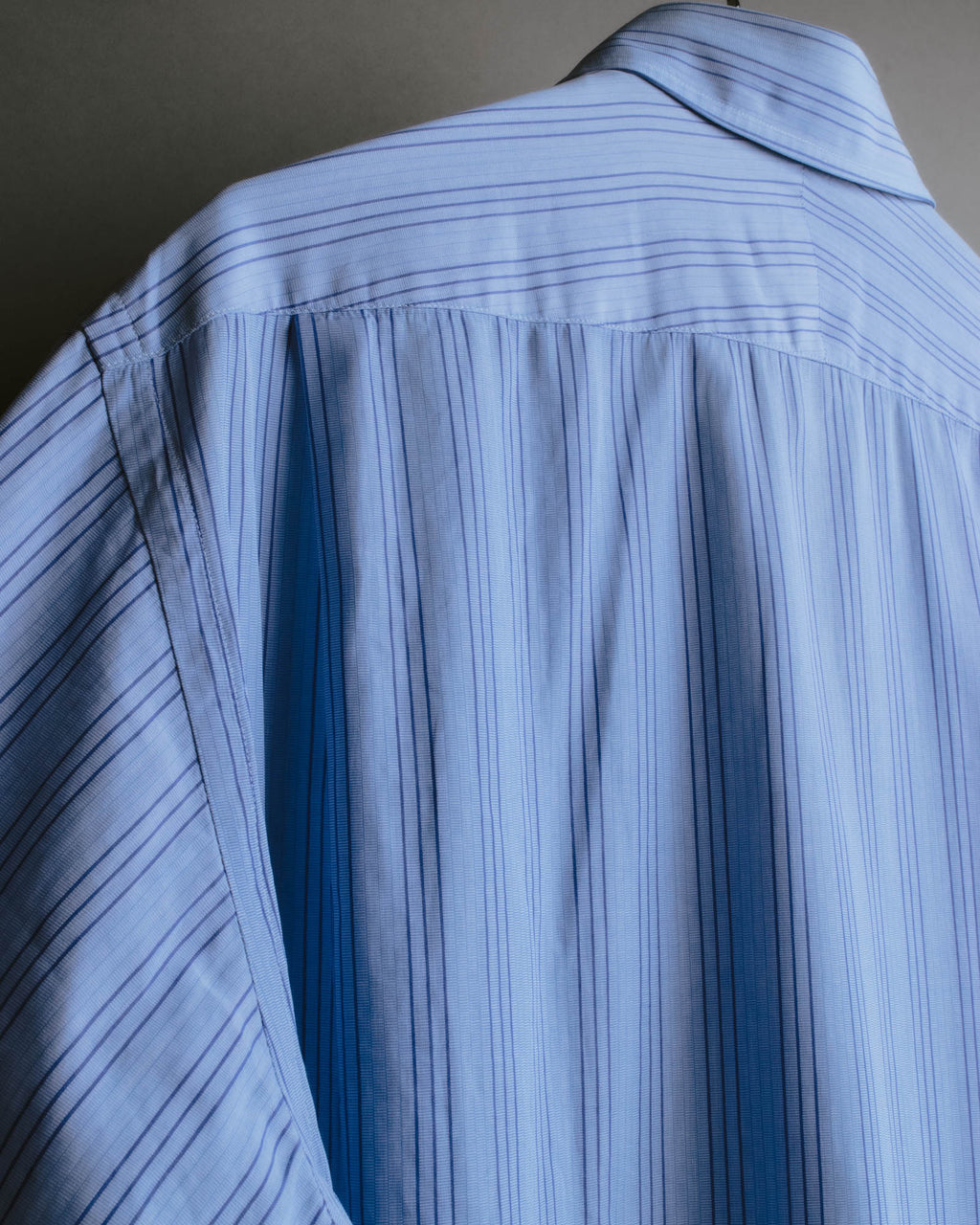 "Hermès" 90's-00's Striped cotton button-down shirt
