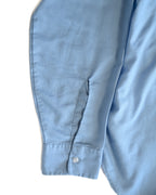 VINTAGE/ Button down cotton blue shirt