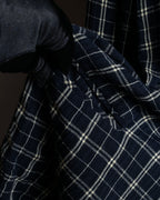 "Vintage windowpane tailored jacket"