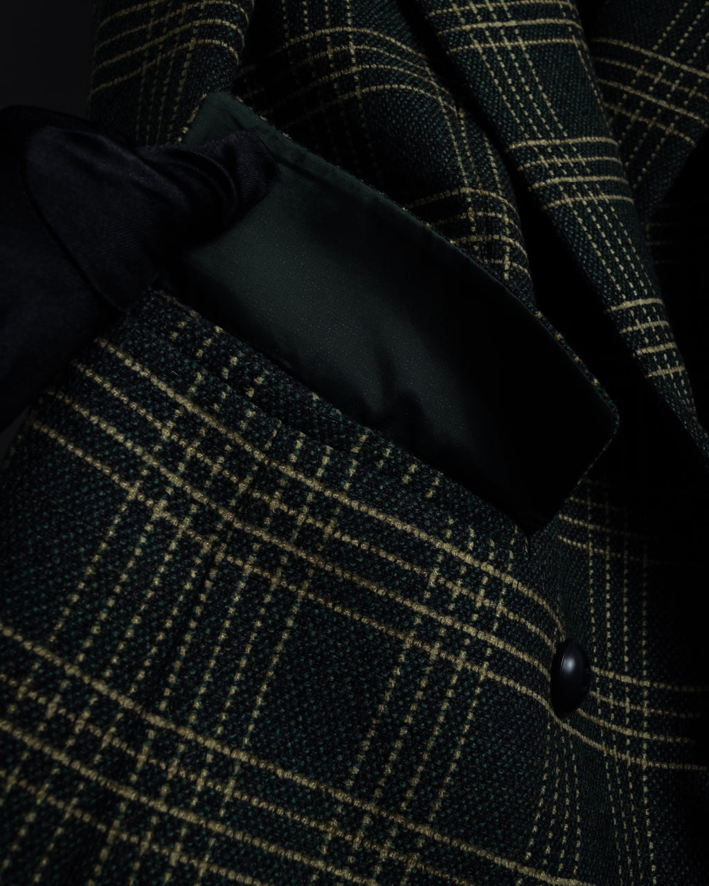 "Christian Dior" Windowpane check tailored jacket