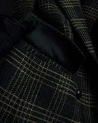 "Christian Dior" Windowpane check tailored jacket