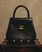 "Salvatore Ferragamo" 90's-00's Elegant leather 2 way handbag