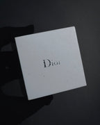 "Christian Dior" 00’s industrial solitaire crystal signet ring