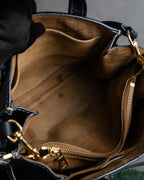 "LOEWE" Gate top handle 2way leather bag